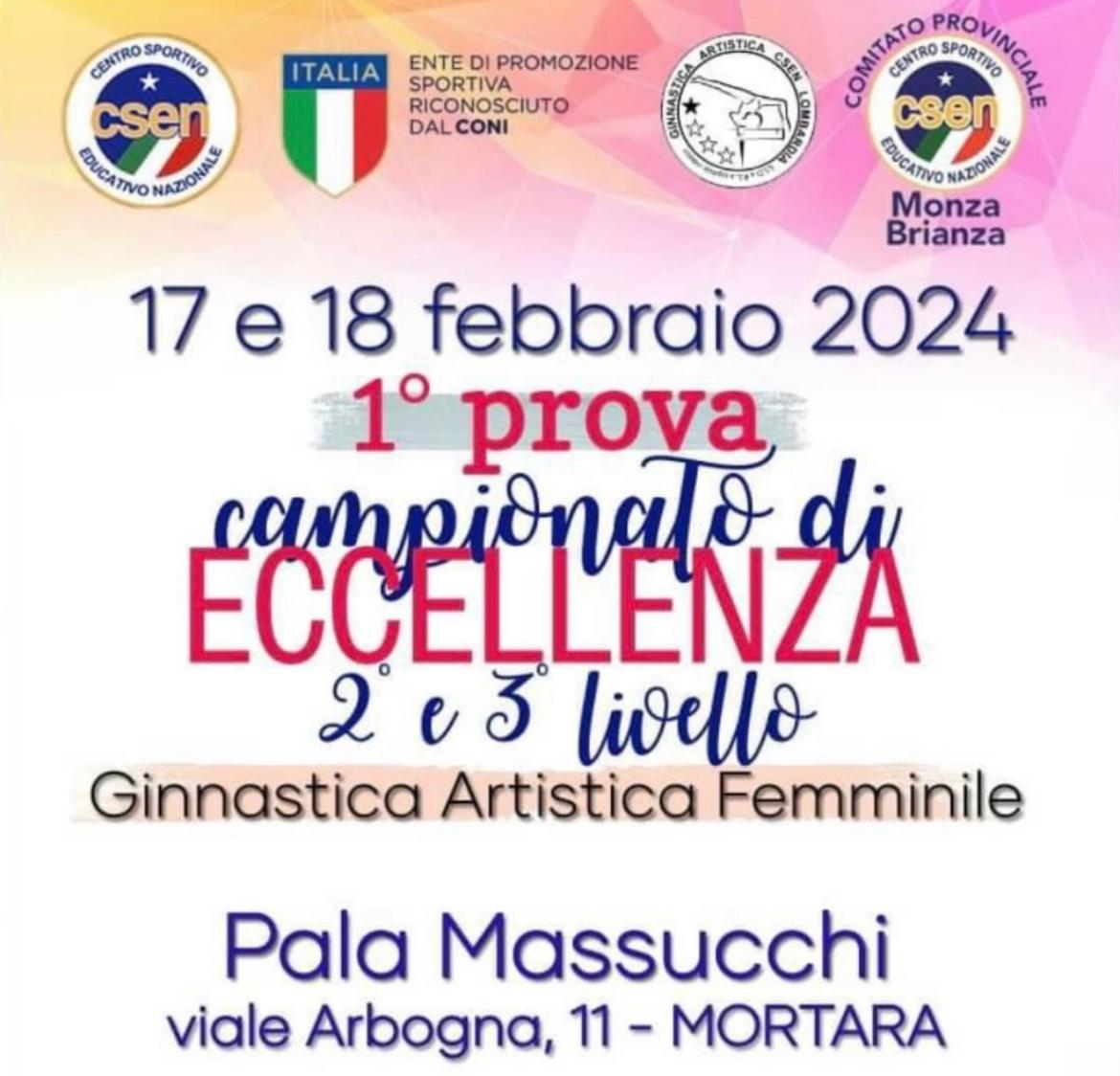 Featured image for “Risultati 1° Prova ECCELLENZA 2 e 3 CSEN – 17/18 febbraio – MORTARA”